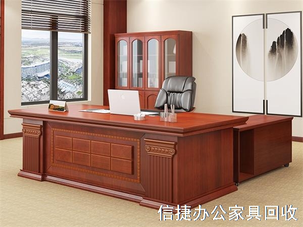 上门回收班台，回收经理桌，回收办公家具